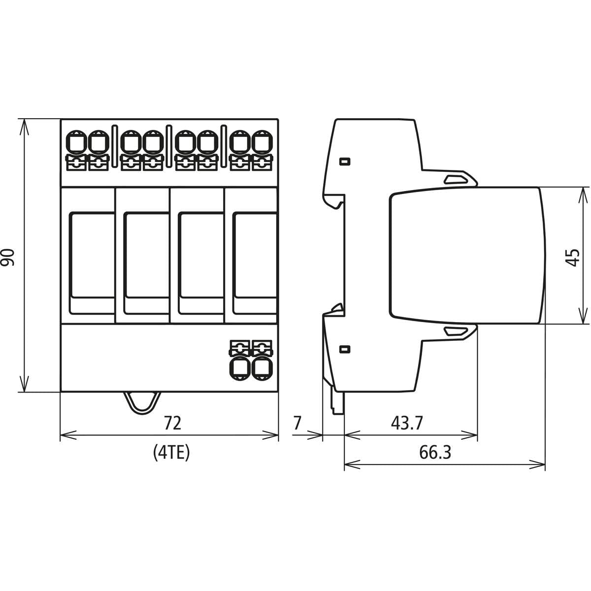 Limitatore di sovratensione tipo 2 DEHNguard MP