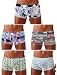 Produktbild Arjen Kroos Herren Boxershorts Unterwäsche für Männer Men Sexy Boxer Shorts Briefs mit Muster Trunk Retroshorts Retropants Unterhosen Hipster, Mehrfarbig (5er Pack), XL(86-95cm)