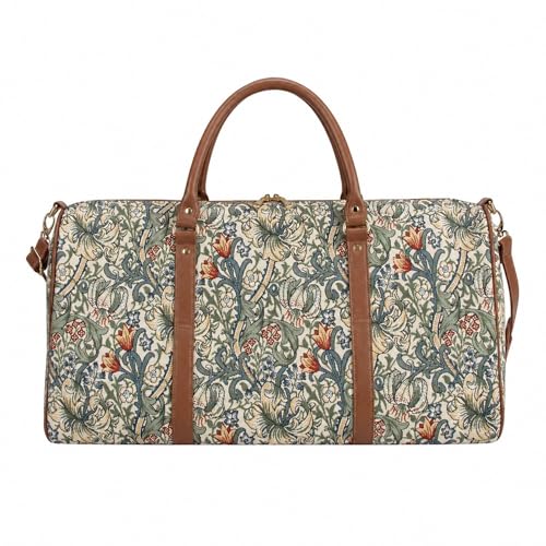 Image of Signare William Morris Big Holdall by 57X30X29 cm Golden Lily - Bhold-Glily