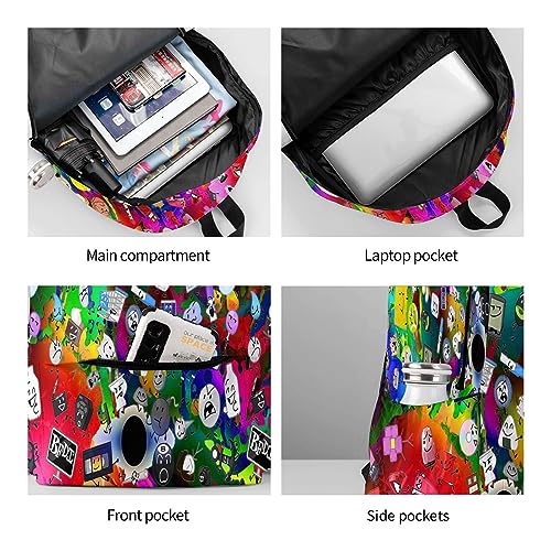 Mochila Daypack Grande con Bolsa Térmica, Negra miniatura 4