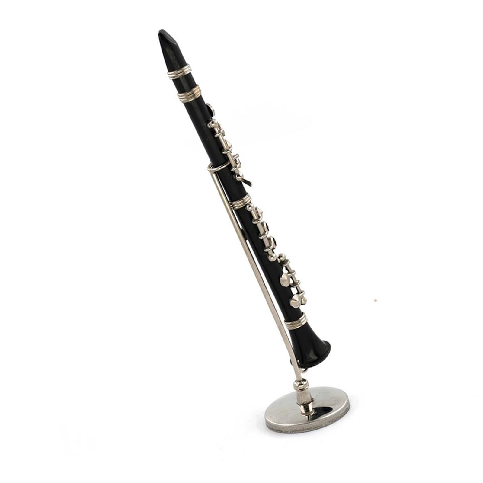 Ozdoby na instrumenty muzyczne Miniaturowe ozdoby instrumentów muzycznych w formie klarnetu ze stopu metali(16cm)