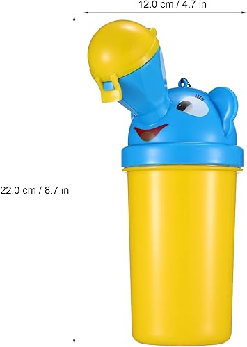 Miniatura 3 de Orinal de viaje para niños con forma de cepillo de limpieza portátil para bebé niño orinal a prueba de fugas, taza de entrenamiento para orinar para