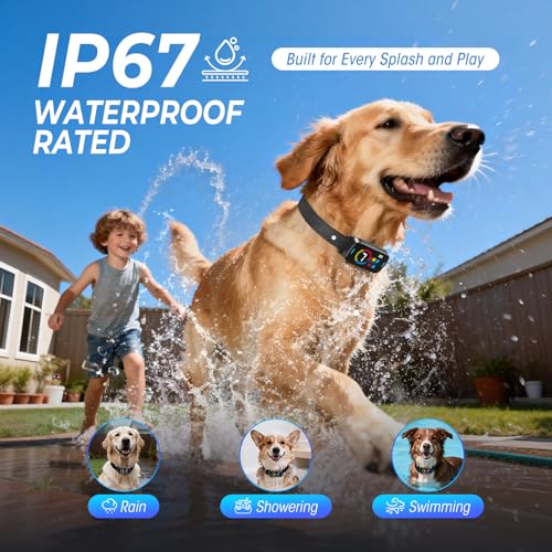 Ultrasonic Bark Collar for Large Medium Small Dogs, Humane No Bark Collar with Beep & Vibration, Smart Barking Collar with 7 Adjustable Sensitivity Levels, Rechargeable Bark Collar for Dogs,Waterproof - Image 8