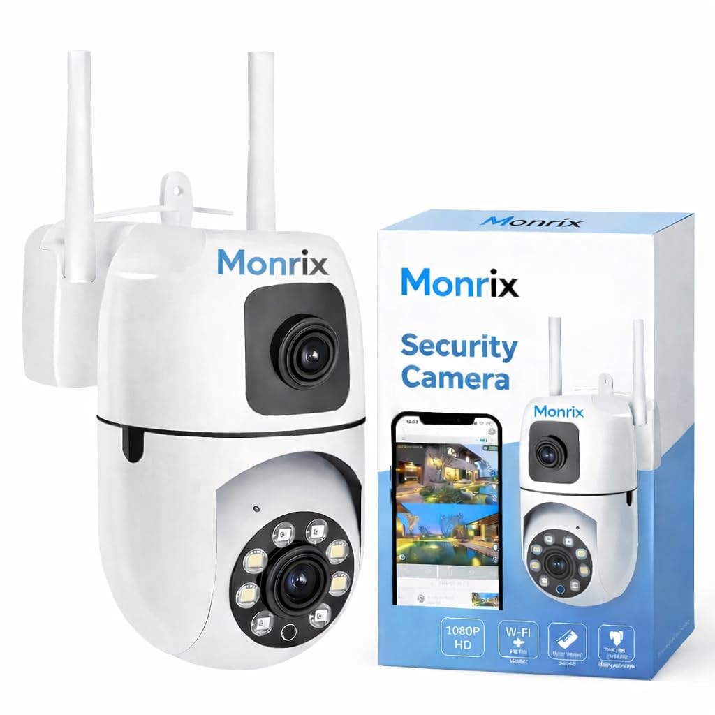 3MP+3MP Dual Lens 1080P WiFi Security Camera | 360° Pan Tilt Smart Home CCTV Camera with Night Vision & Motion Alert-picture-24