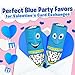 Push Pop Easter Blue Hard Candy Lollipops, 10 Ct Bulk Candy Individually Wrapped in Blue Raspberry Flavor, Lollipops For Easter Basket Stuffers, Party Favors, Treats and Gifts for Kids