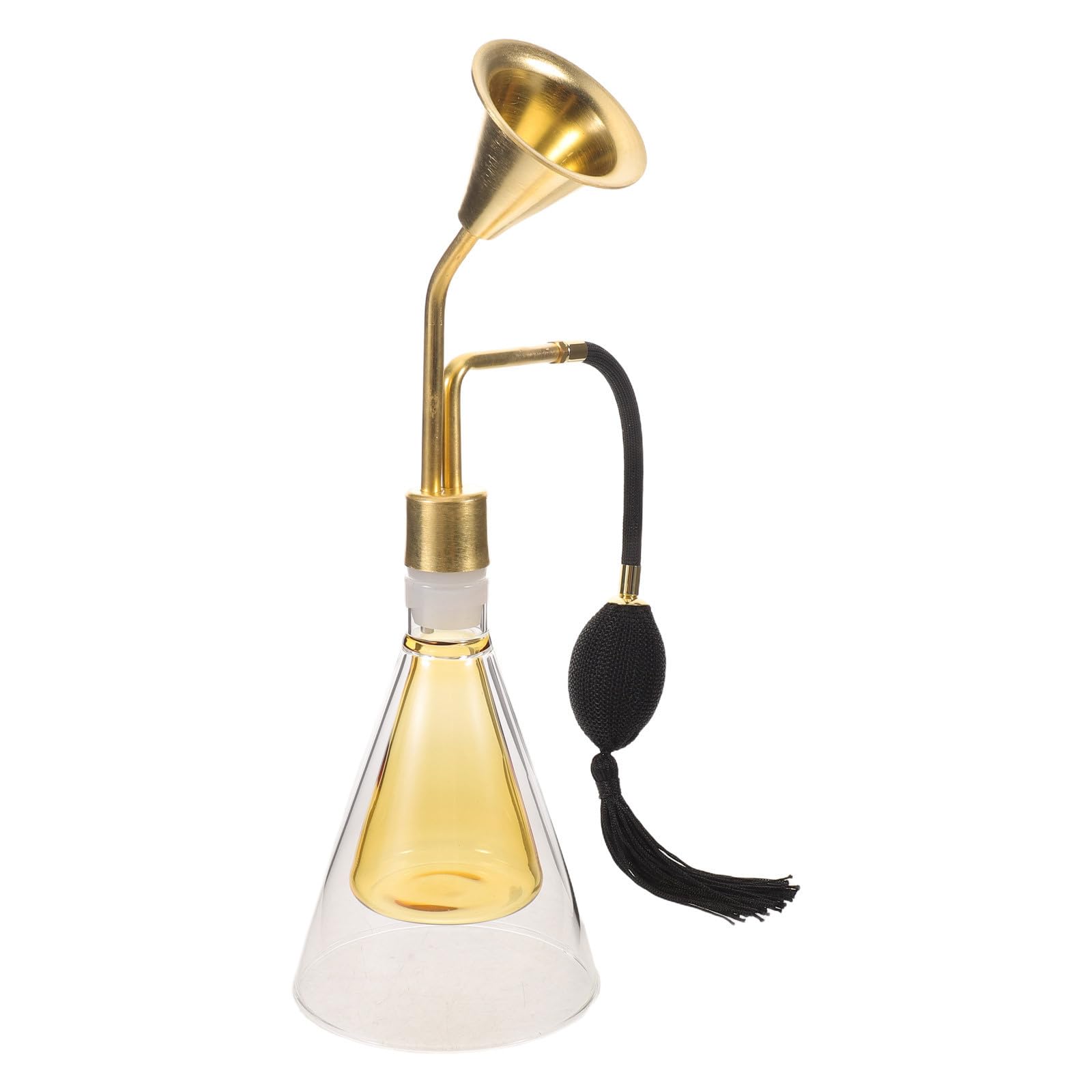 Diffusore di Aromi Portatile in Vetro Elegante Colore Oro, Compatibile Versatile per Camere da Letto e Uso Domestico, per Professionisti e Appassionati di Profumi