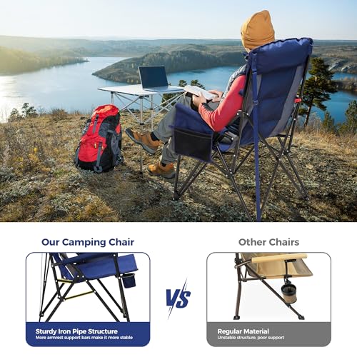 ALPHA CAMP Heavy Duty High Back Camping Chairs の商品画像 6