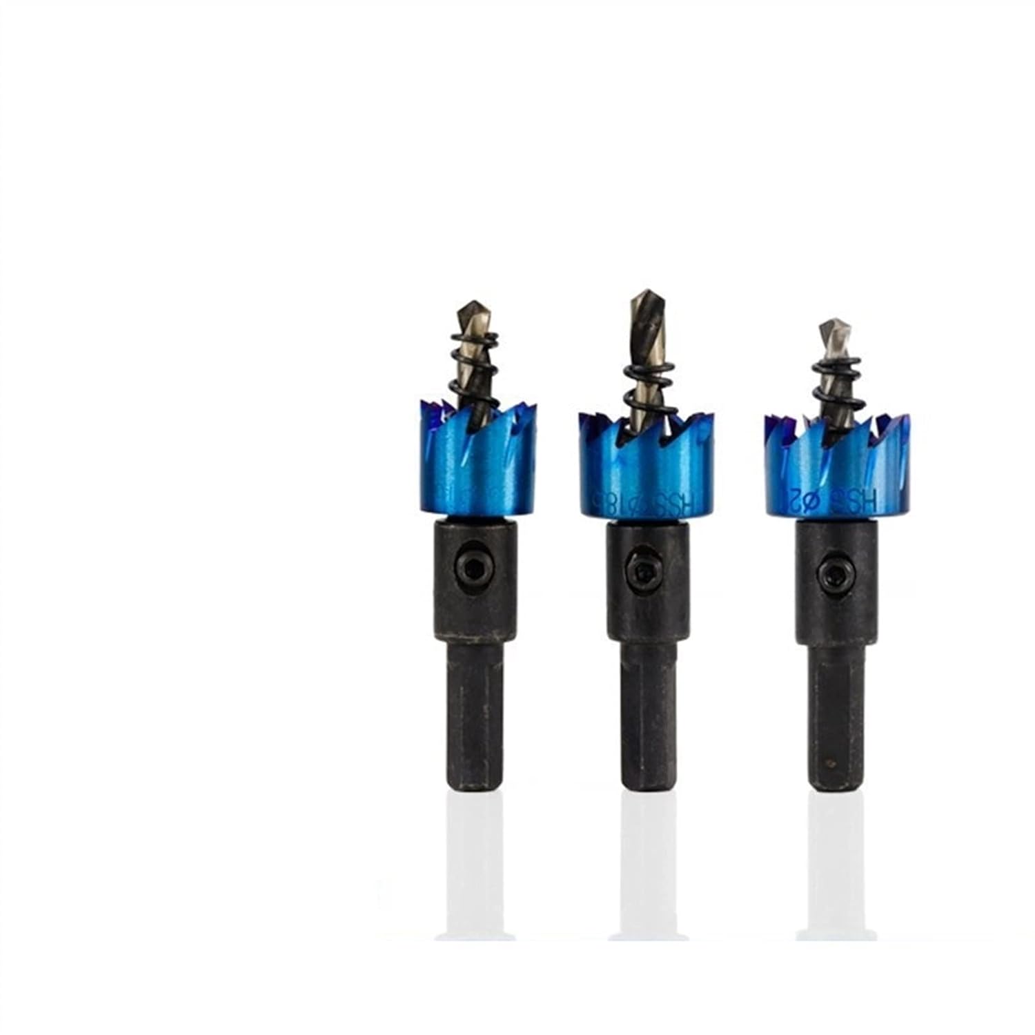 Hole Saw Drill Steel Hole Opener Blue Coated Core Drill Bit for Metal Drilling Tool 1Pcs (Color : 35mm)