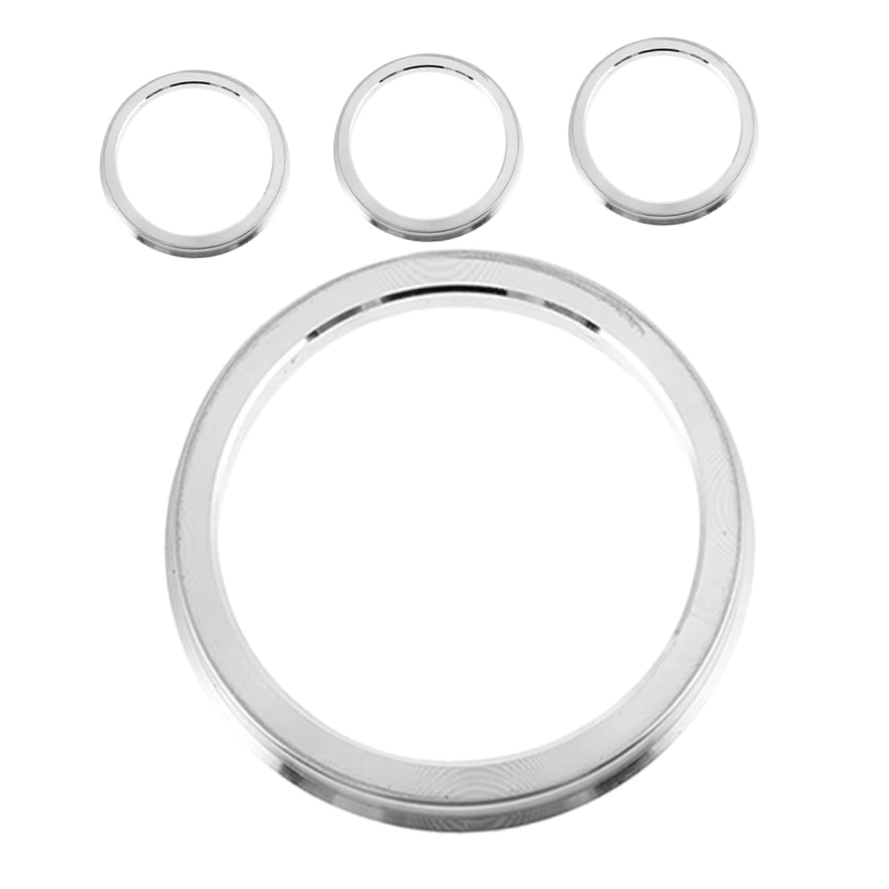 HAPINARY 4pcs Wheel Center Rings Hub Centric Adapters Lightweight Durable Hub Bore Spacers Compatible with Various Vehicles Enhancer