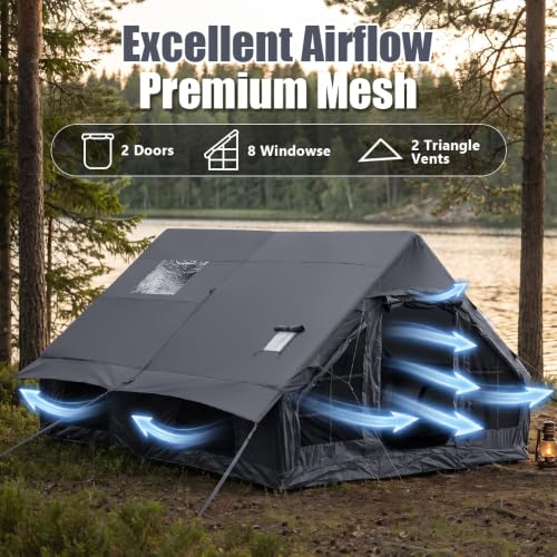 Image of TOMOUNT Inflatable Tent for Camping Blow up Tent for Family Camping