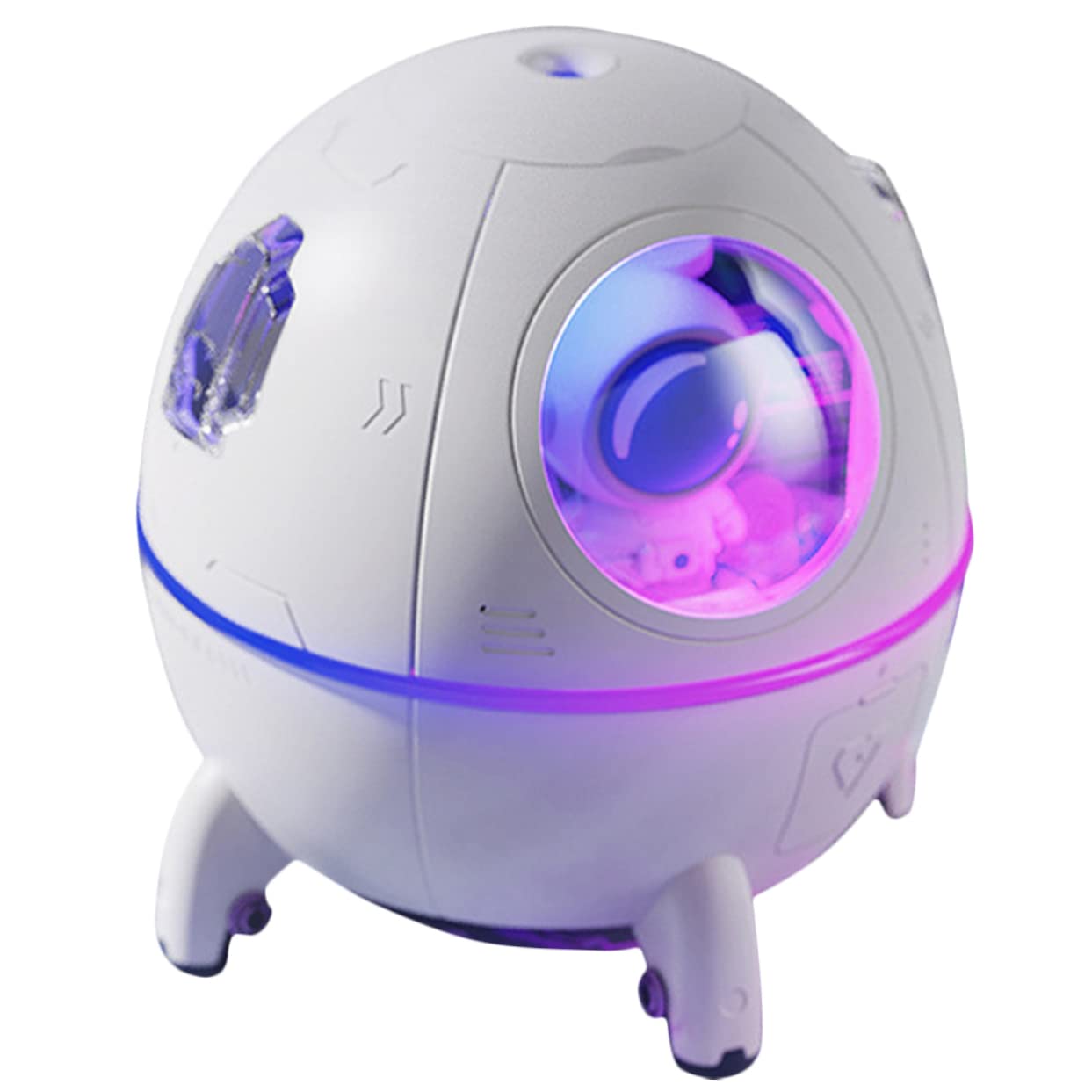 Humidificateur air pour chambre avec veilleuse colorée et diffuseur USB