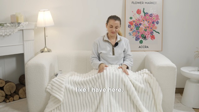 HEATED BLANKET ホワイト Amazon.com: Bedsure Electric Blanket Full Size - Soft Flannel