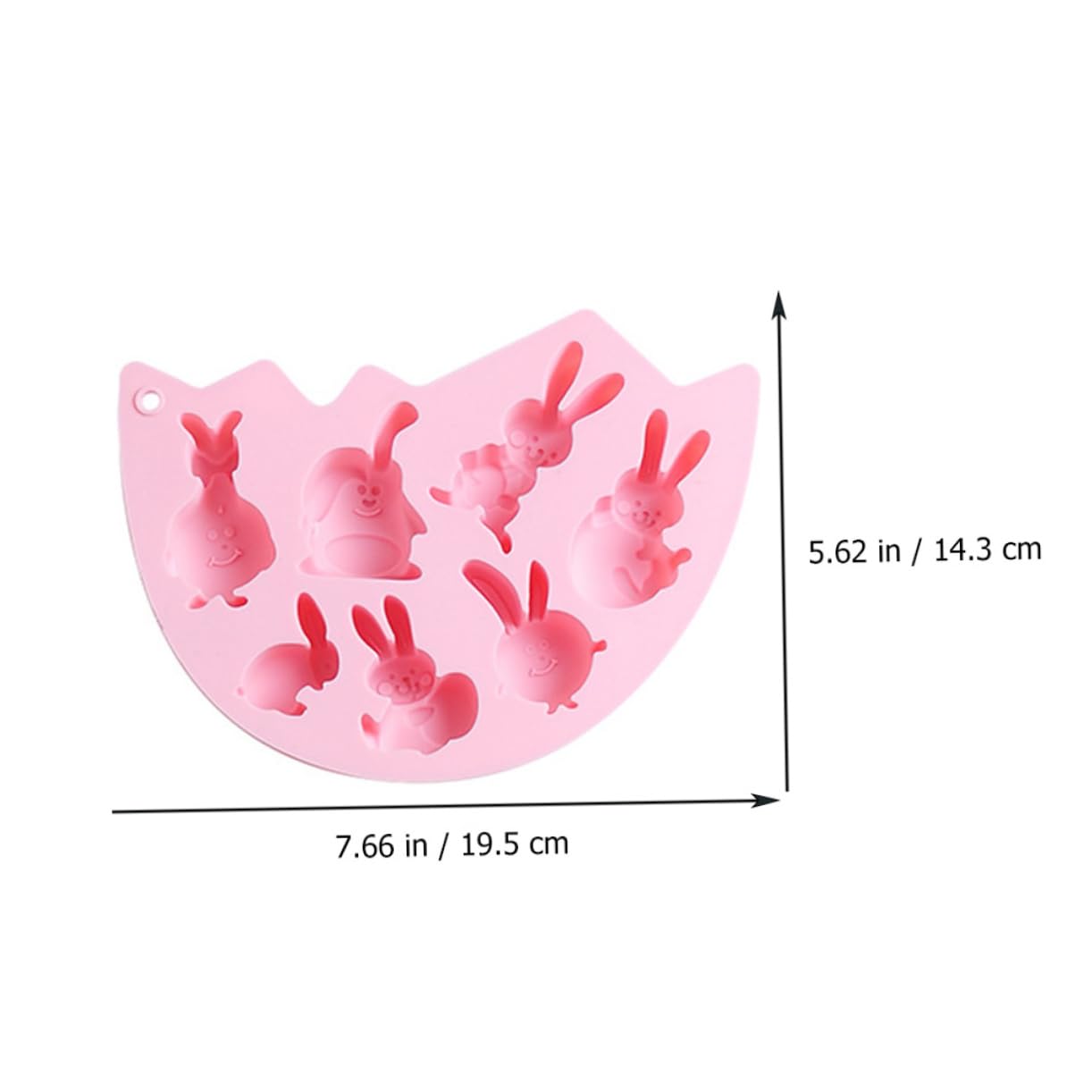 Amosfun 3 Ensembles Moule À Lapin Moule Pâques Paque Gommeux s À Crêpes D'halloween À Gâteau Sur Le Thème De Pâques En Silicone Pour La Maison 2 Pièces * 3