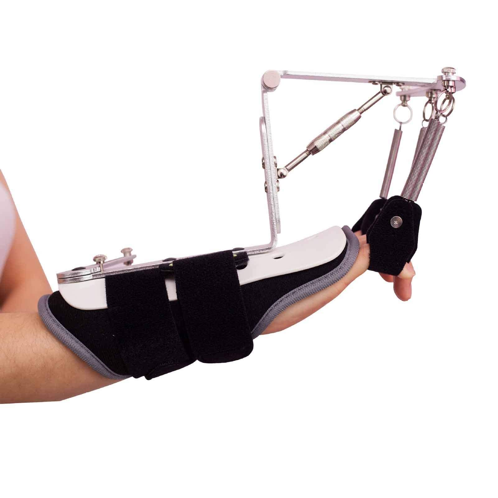 Dispositivo de Entrenamiento ortopédico de Mano y muñeca para rehabilitación de Dedos para Pacientes con hemiplejía de accidente cerebrovascular, férula ortopédica para Dedos de cojín