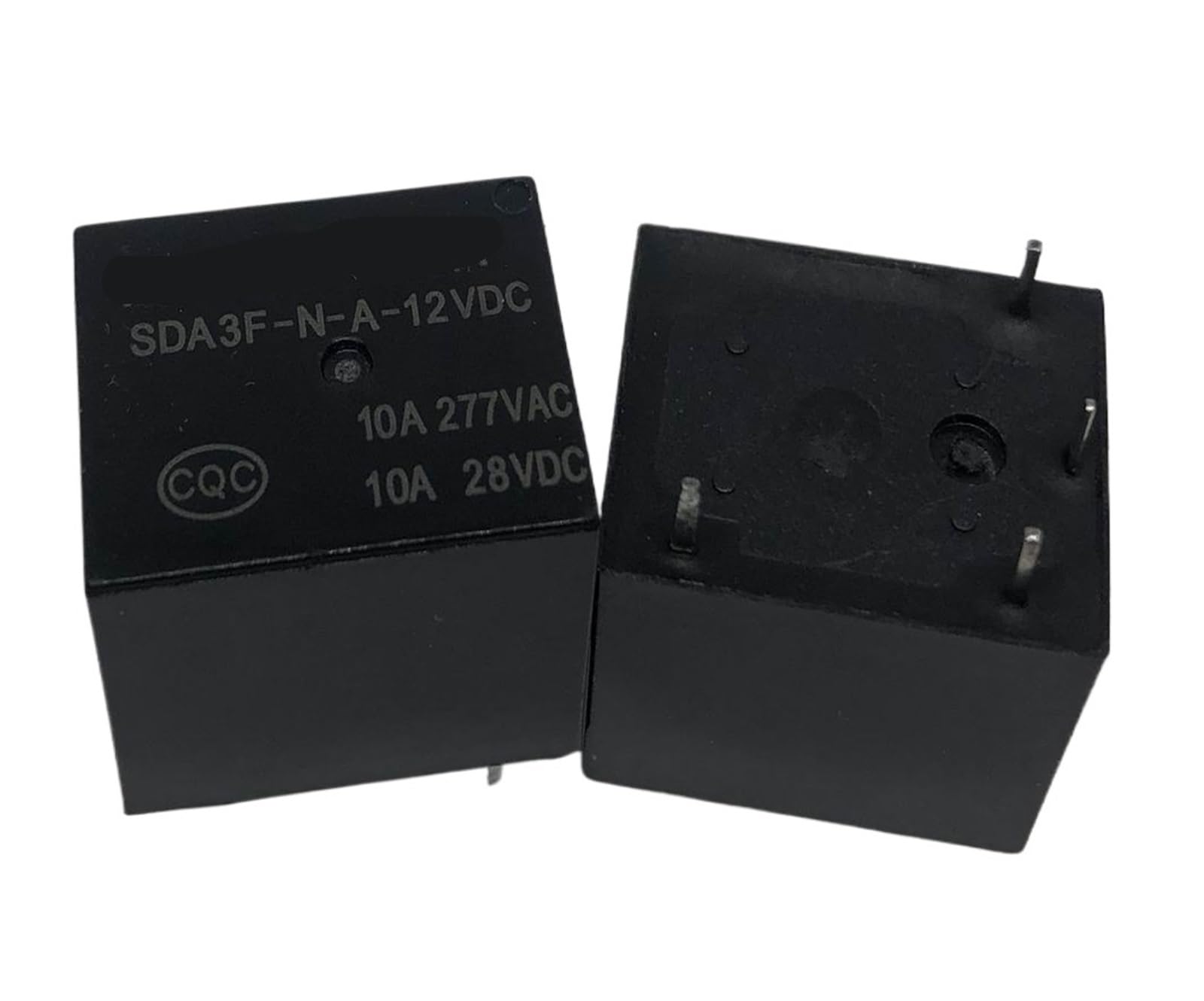Relé SDA3F-NA-12VDC T73-1A-12V-10A de 4 pines componente electrónico 4