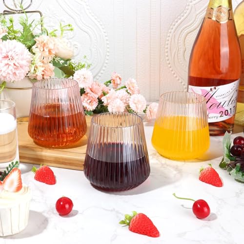Image of WRINGO 250ml Italian Premium Juice Glasses and Transparent Water Glass Medium Size Tumbler Glasses for Drinking Water and Cocktail (WR-15, Set of 12)