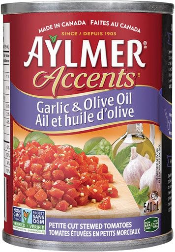 Aylmer Accents Tomates, Ajo y Aceite de Oliva 540 ml miniatura 6