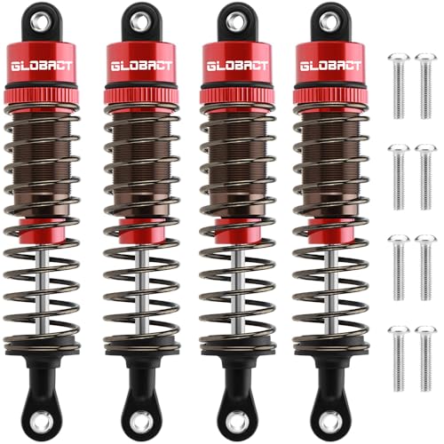 EPINON RC Shock Absorber Oil Adjustable 4pcs Damper Set for 1/10 RC Crawler Car Axial SCX10 TRX4 D90...