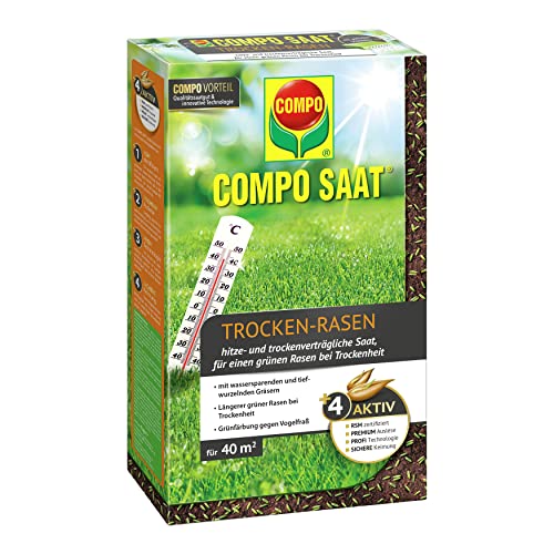 COMPO SAAT Trocken-Rasen für sonnige Standorte, 1 kg für 40 m² – Ansicht 1