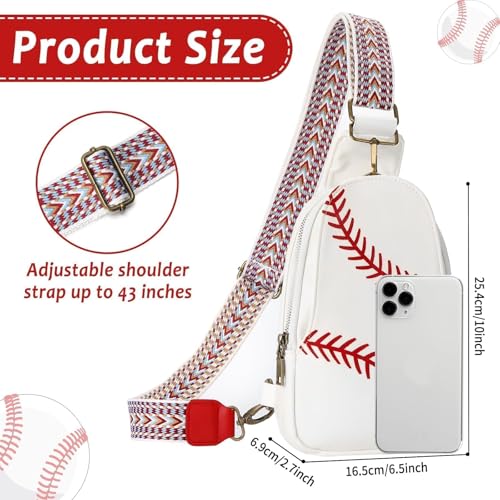 Image of Crossbody Bag for Women Coin Purse PU Leather Wide Guitar Strap Party Bags Game Essentials Must Haves for Men Girls Adult