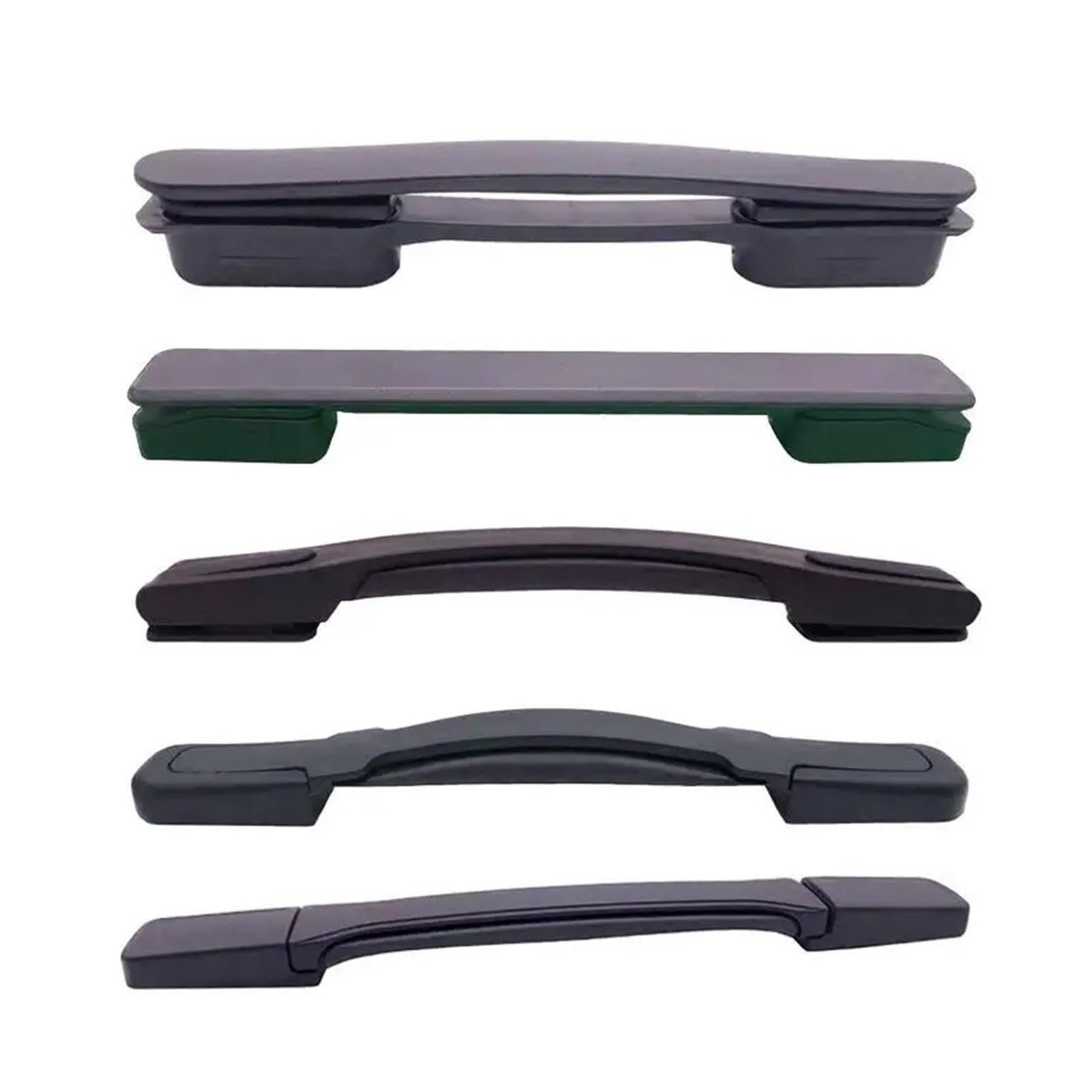 Lujauey One Color Luggage Handle 2Pcs Handle Luggage Bag Universal Grip Trolley Travel Black Replacement Accessories For Repairing(M05)