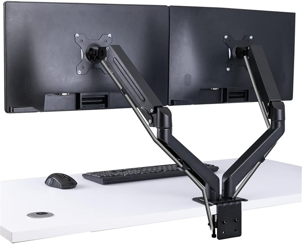 Full Motion Monitor Arm Bracket Suit for 13-27 Inch 2 Monitors Stand Support Vesa 75 * 75mm 100 * 100mm