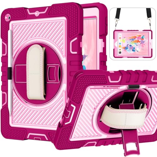 Étui iPad Air 11 pouces M2 2024 coque silicone rose antichoc rigide