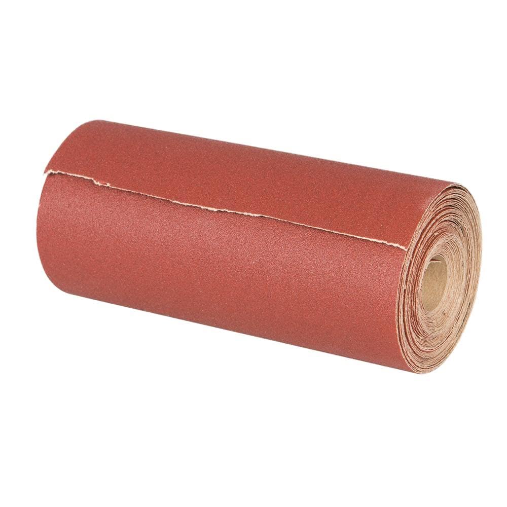 Silverline 115Mm X 50M Aluminium Oxide Hand Sanding Paper Sheet Roll (80 Grit)