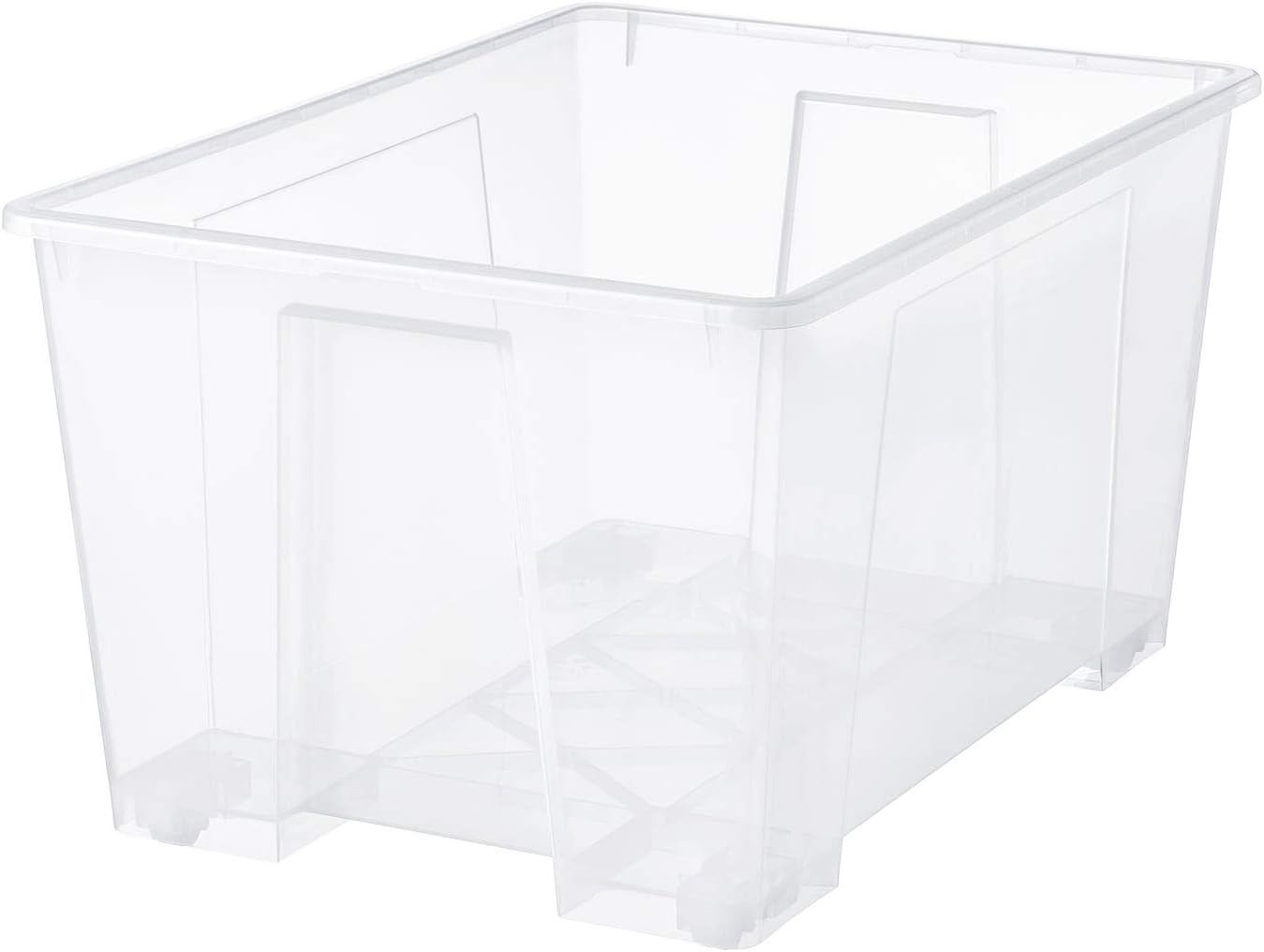 Samla Storage Box, Transparent, 78X56X43 cm/130 L