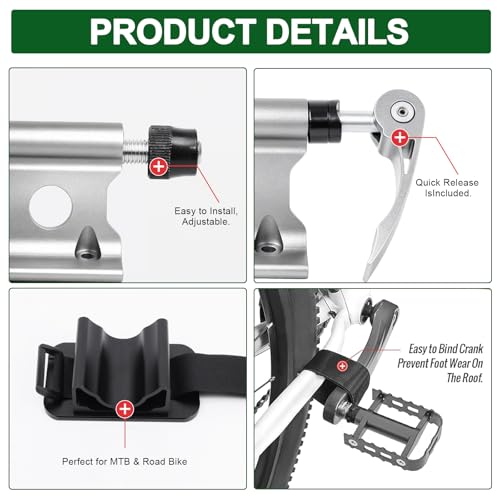 Roof Bike Fork Mount Set