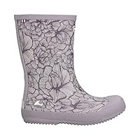 Viking Unisex Kids Indie Print Rain Boot, Dusty Pink Cream, 4 UK
