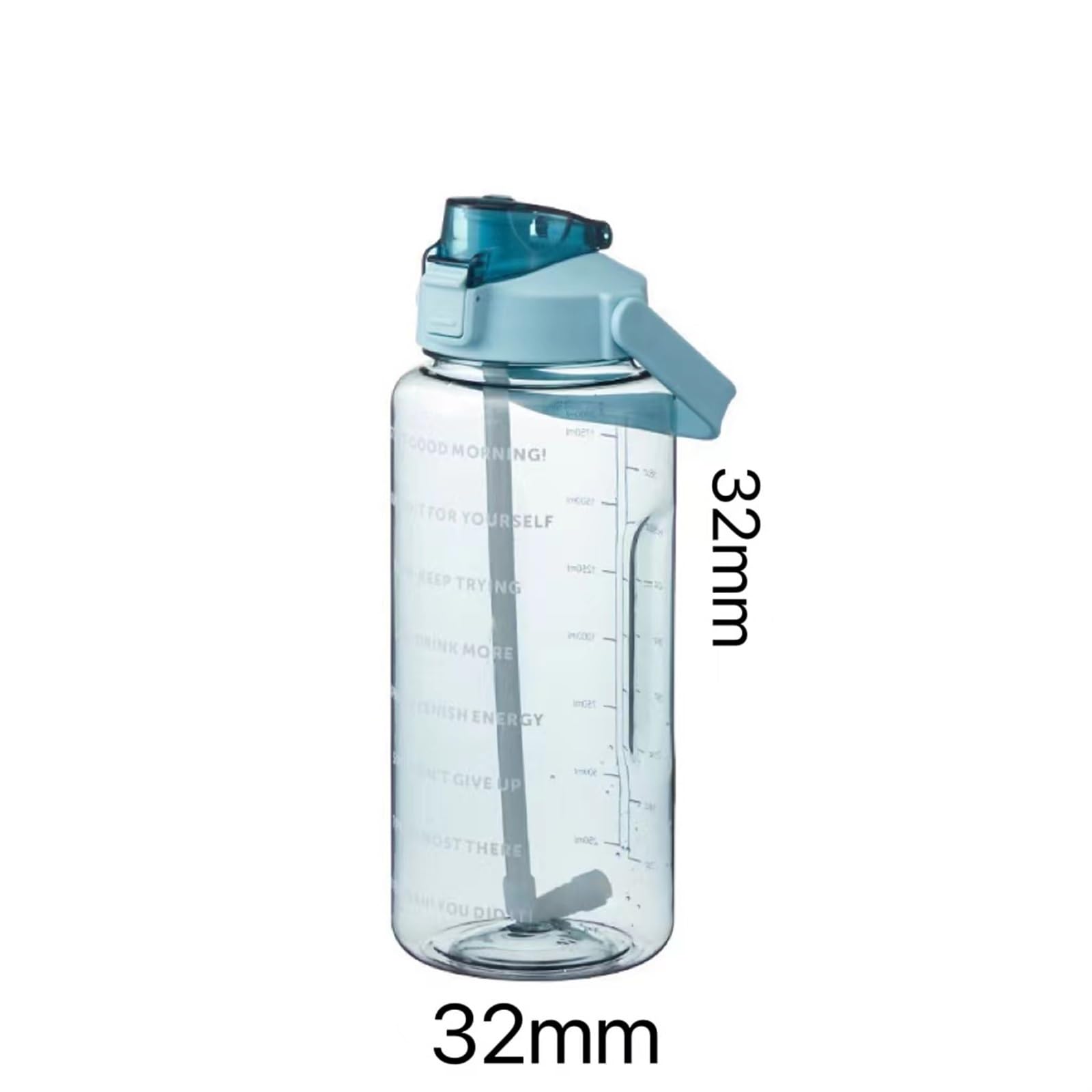 ISCBAFYX Gym-Flasche, Sport-Trinkbecher, Fitness-Wasser Küche, Haushalt & Wohnen