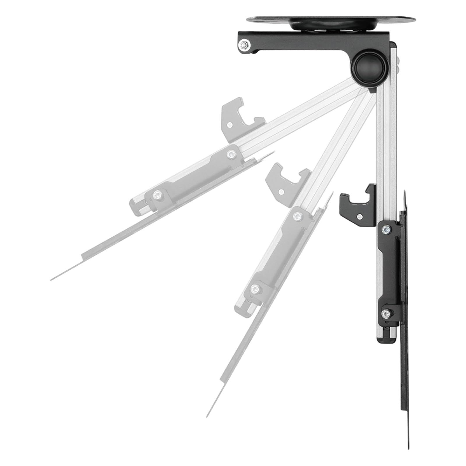 VALUE Supporto da soffitto per TV, pieghevole, 17-37 pollici, fino a 20 kg