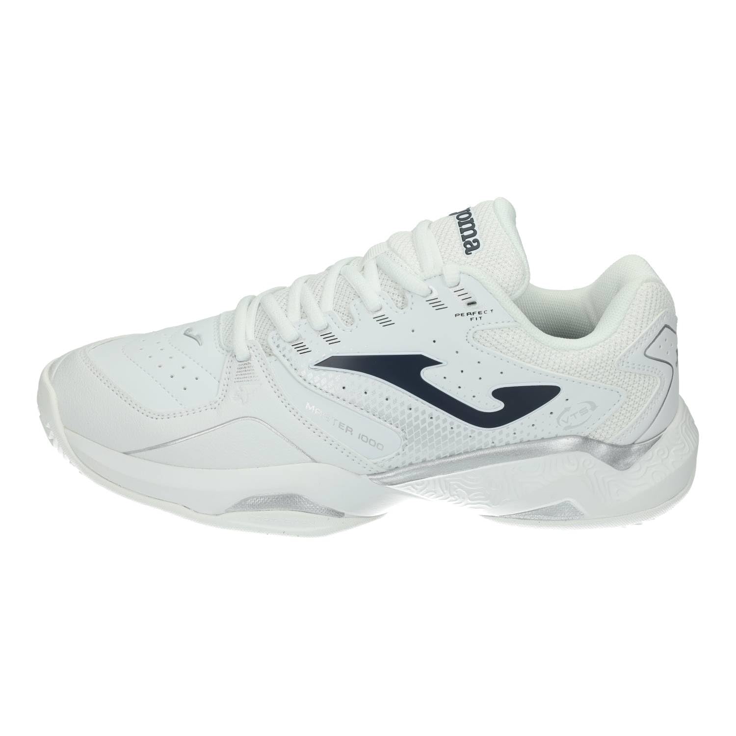 Joma TM100S2502C Zapatillas Master 1000 para Hombre, Deportivas Blancas, diseño para Tenis, cómodas y Resistentes. Hombre Deportivos