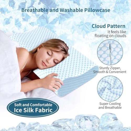 Zyculow oreiller ergonomique cervical anti douleur dodo 50x30