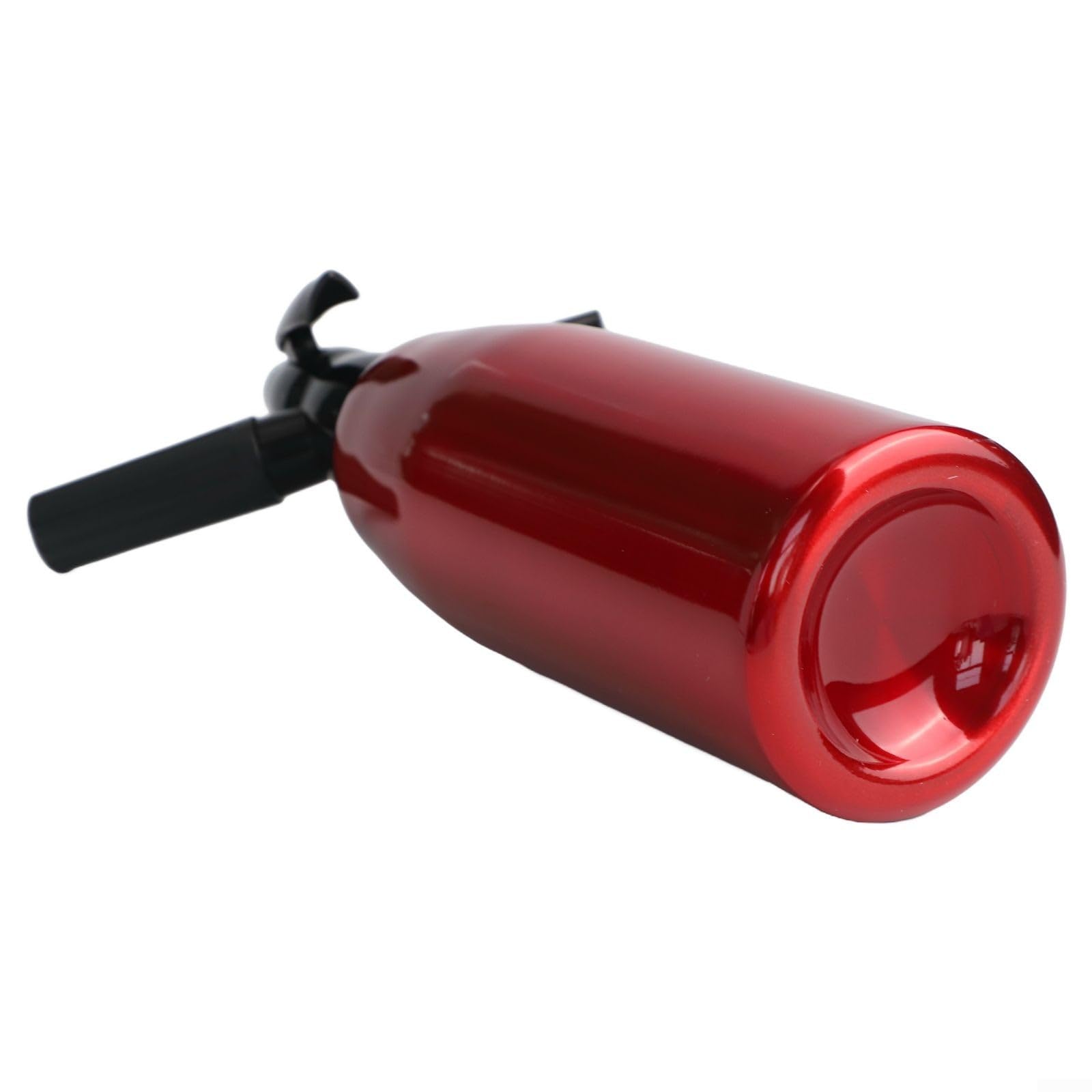 Macchina portatile per acqua gassata in alluminio, dispositivo per la casa e i viaggi, dispenser di acqua autonomo per la preparazione di bevande gassate (rosso)