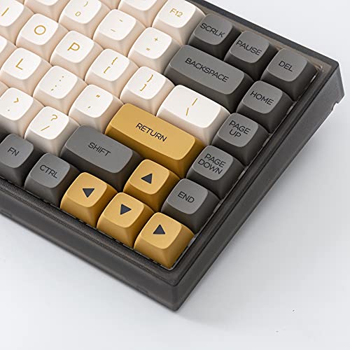 Image of YUNZII KC84 Pro Hot Swappable Mechanical Keyboard 84-Key Gaming Keyboard with Translucent ABS Case, RGB Backlit for Mac /Win /Gamers (Gateron Brown Switch, Shimmer)