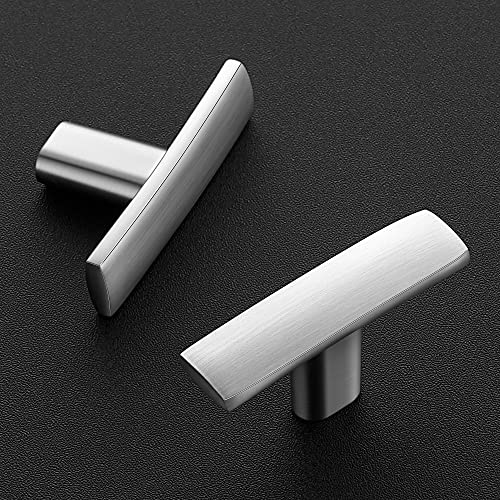 Image of Ravinte 30 Pack Cabinet Handles Brushed Nickel Cabinet Pulls Kitchen Cabinet Handles,Curved Drawer Pulls in 1-3 /4 Inch Length with Single Hole Arch Kitchen Cabinet Hardware