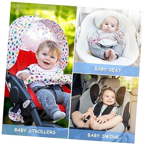 Beaupretty 1Pc Breathable Bonnet Hat for Soft Comfortable Sun Protection Hat for Design for Showers Photo Props White2