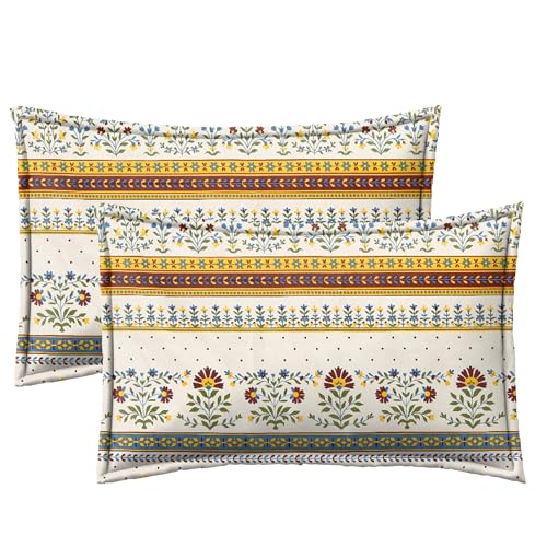 Image of Amazon Brand - Umi Double Bedsheet 90x100 Inches with 2 Pillow Covers | Brushed Microfiber Cotton | 144 TC Premium Bed Linen | Comfortable & Durable Bedding for Bedroom (Cream, Double)