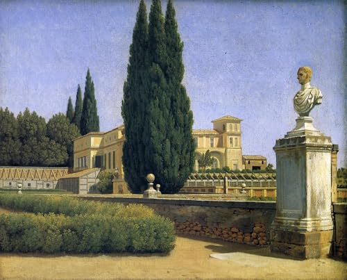 Pintura en lienzo Villa Albani de Eckersberg, decorativo de 60x90cm