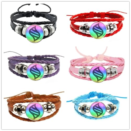 New For Trendy 2025 Anime Mega Stone Pokiemon Snap Weave Leather Bracelet 18Mm Glass Cabochon Adjustable Bangle Jewelry For Women Gift Jewelry Fashion Accessories Creative Gift4