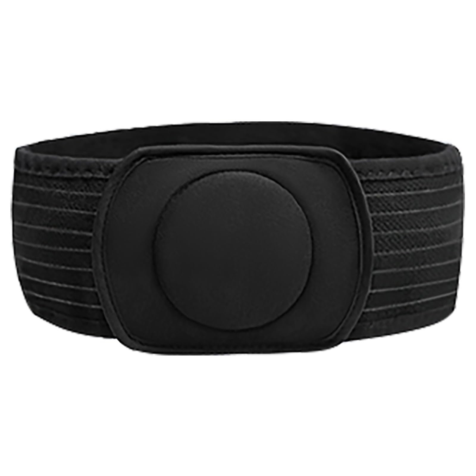 Fascia per Ernia Ombelicale Uomo, Fascia Elastica Addominale per Donne e Uomini, Pancera Post Operatoria con 2 Cuscinetti di Compressione Unici(Small)