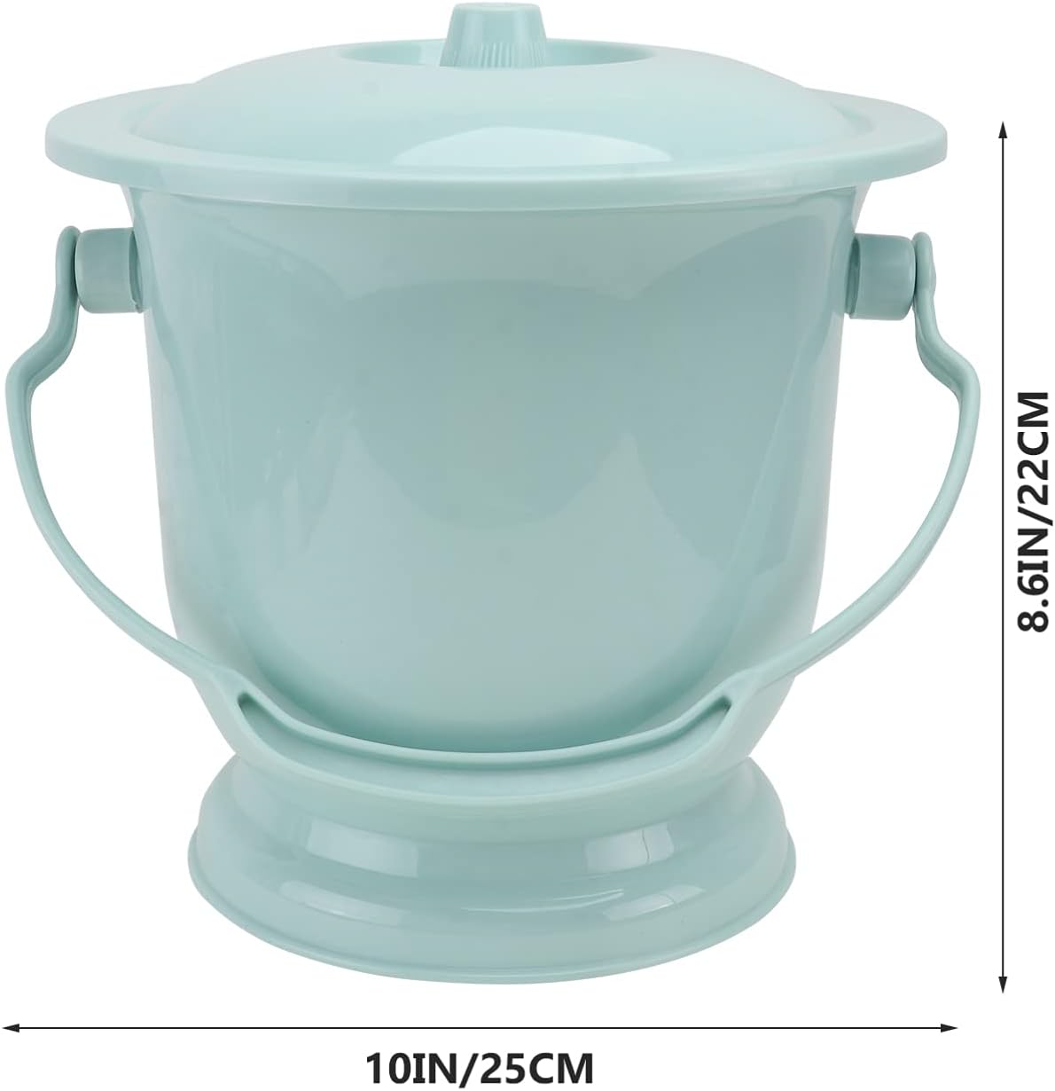 Zerodeko 1pc Handheld Urinal Bucket with Lid Thickened Portable Potty Spittoon for Adults Lightweight Compact Design for Home Use Travel Camping and Nighttime Needs