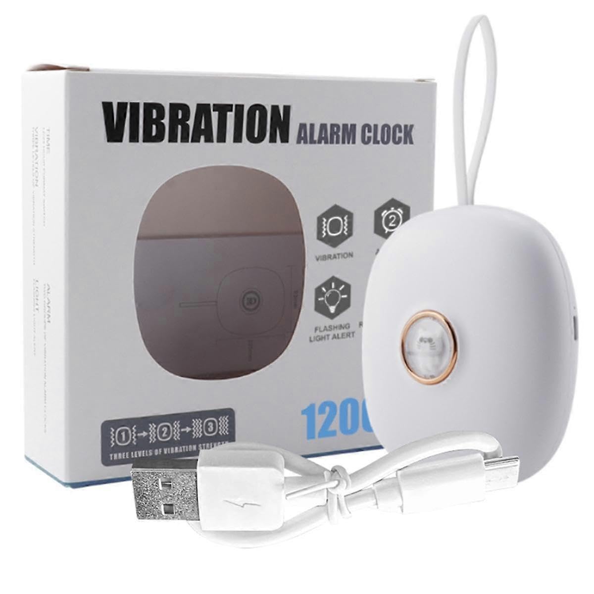 Réveil vibrant pour ado et adultes en voyage ou à la maison avec batterie