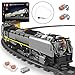Produktbild Mould King 12031 Technik Zug Beleuchtung Bauklötze Modell, 3357 Teile Ferngesteuerte UP844 Dampflokomotive Baustein Set, Weihnachtliches Spielzeug Geschenk für Erwachsene und Jugendliche