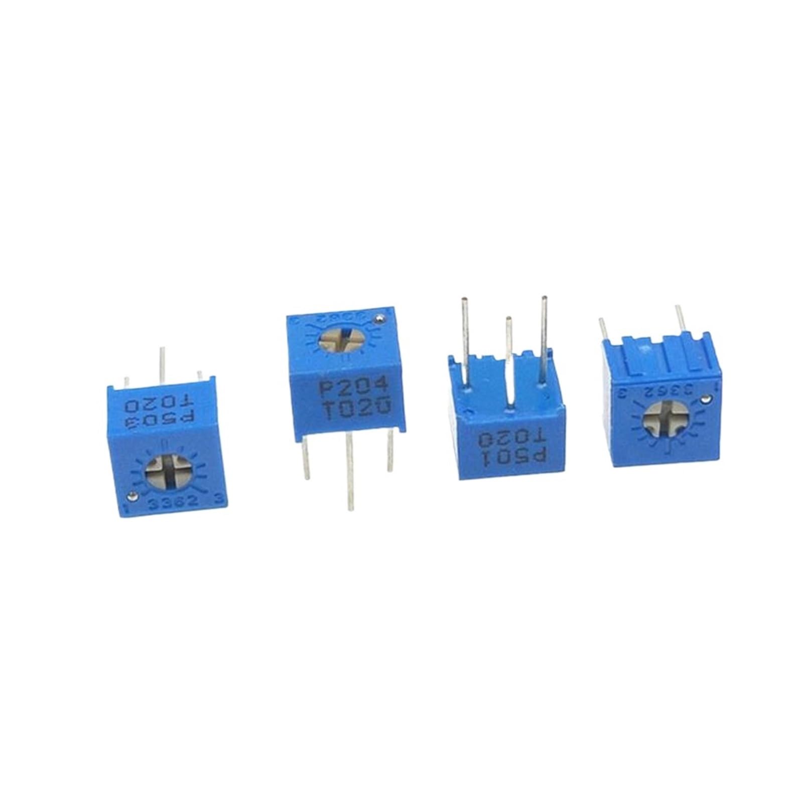 10 pezzi resistenza serie 3362P 101 201 501 102 202 502 103 Potenziometro trimmer Trimpo 3362 500R 1K 2K 5K 10K 20K 50K 100K(20K Ohm)