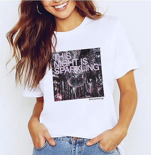 This Night is Sparkling Shirt Women Country Music Lover Tee Swift Fans Tops Vintage Graphic Concert Tshirt3