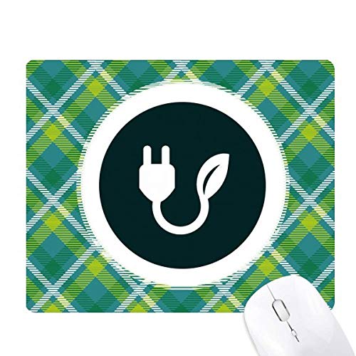 Câble vert foncé et tapis de souris pixel à motif de tarification réseaux