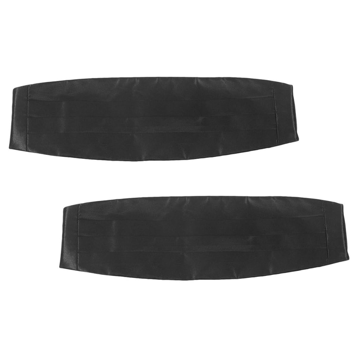 FOMIYES 2Pcs Solid Color Cummerbund for Men Adjustable Satin Waistband for Tuxedo Modern Formal Belt for Weddings and Parties Enhances Posture and Style Sleek Design